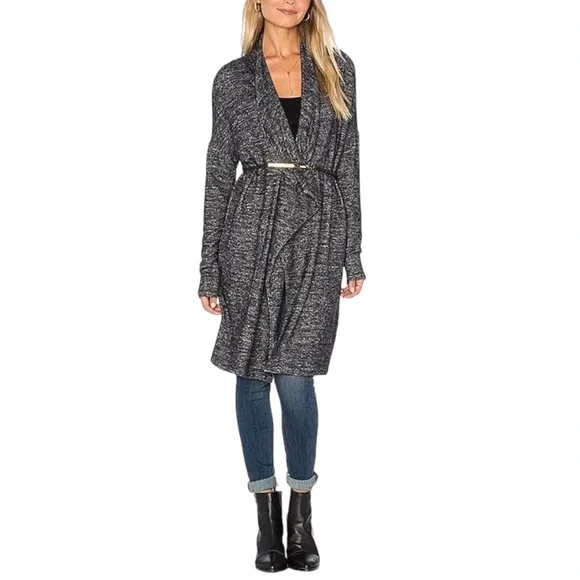 NWOT Velvet by Graham & Spencer Dejavu Draped Cardigan - Picture 1 of 9